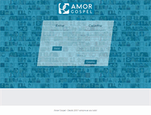 Tablet Screenshot of amorgospel.com.br